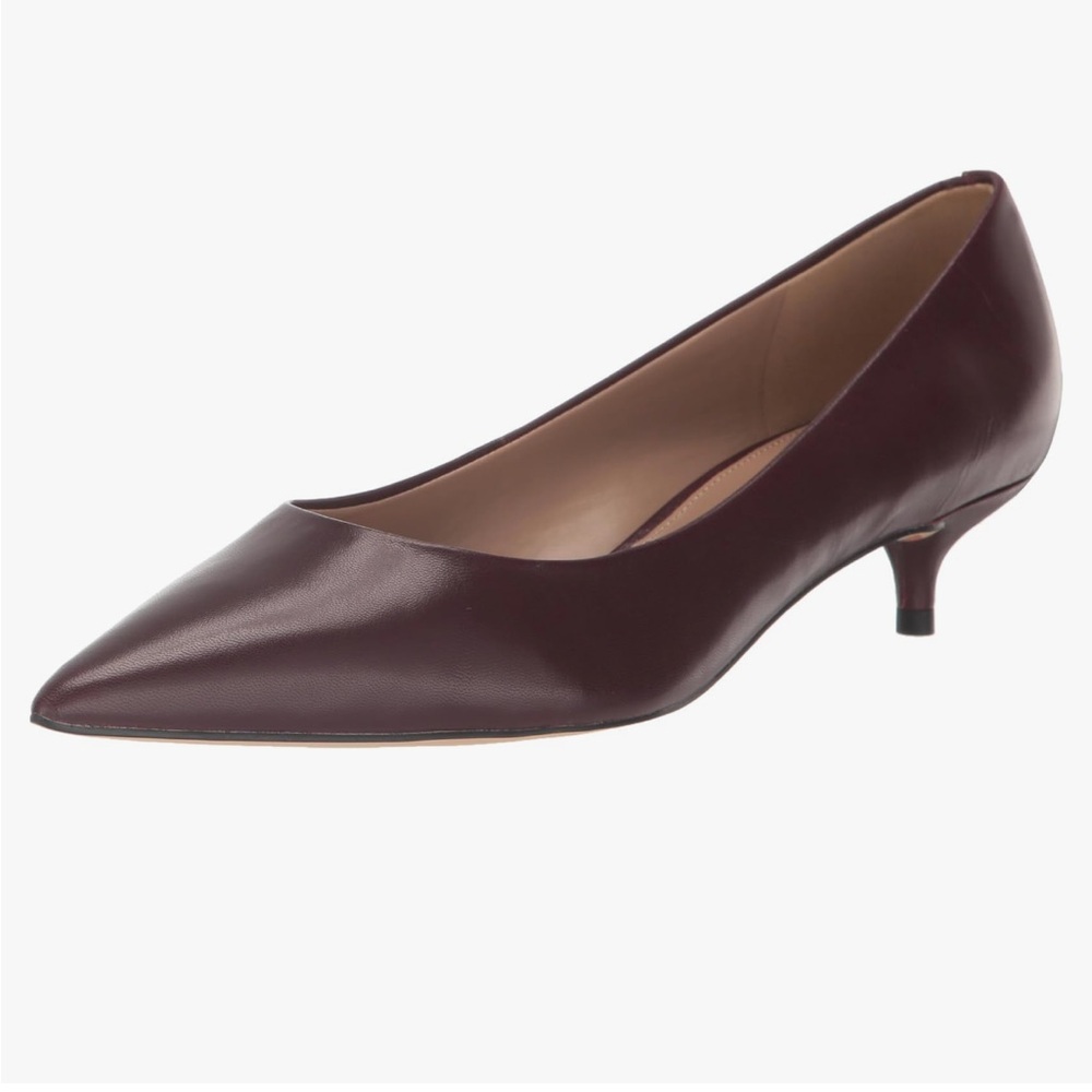 Sam Edelman Franci Burgundy Kitten Heels